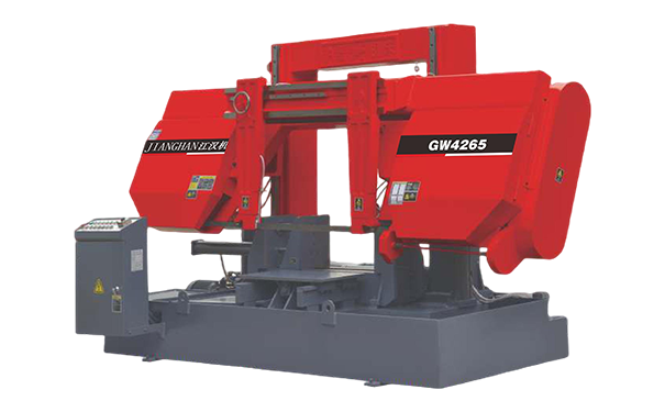 工业园区GW4265双柱龙门卧式带锯床